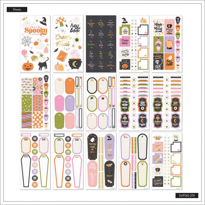 The Happy Planner CLASSIC Value Pack Stickers - Halloween - 30 Sheets