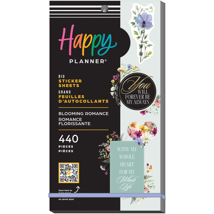 LAST STOCK! The Happy Planner BIG Value Pack Stickers - Blooming Romance - 30 Sheets