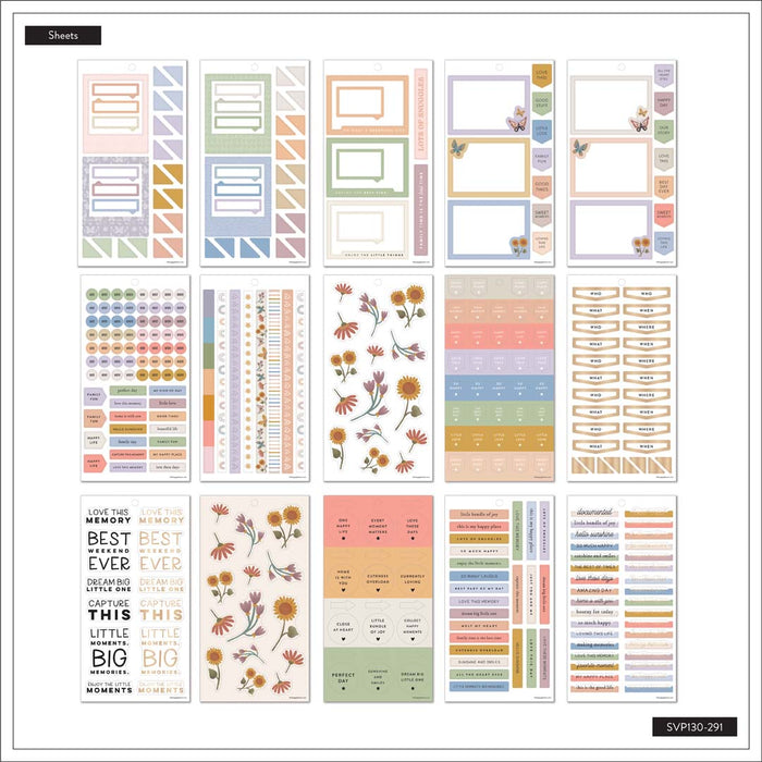 LAST STOCK! The Happy Planner BIG Memory Keeping Value Pack Stickers - Beloved Butterflies Baby - 30 Sheets