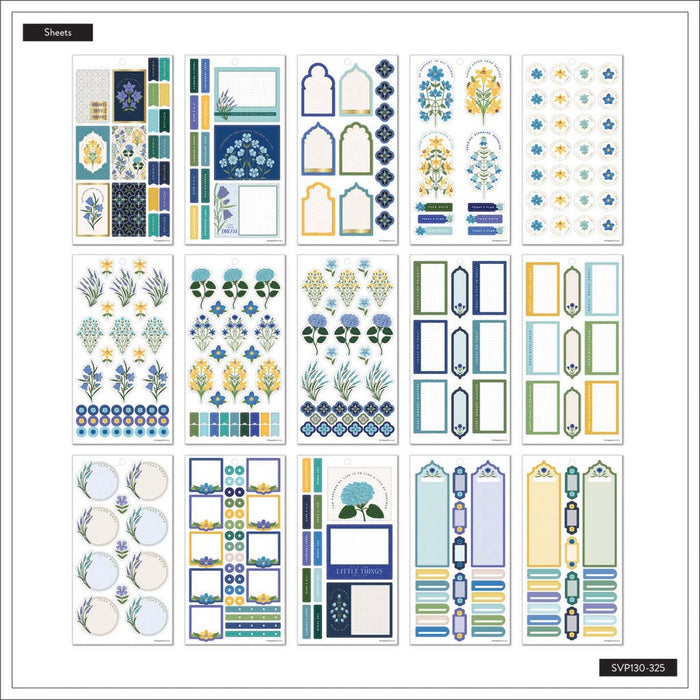 The Happy Planner CLASSIC Value Pack Stickers - Exotic Borders - 30 Sheets