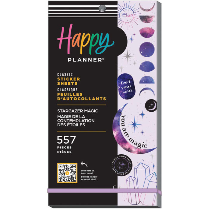 The Happy Planner CLASSIC Value Pack Stickers - Stargazer Magic - 30 Sheets