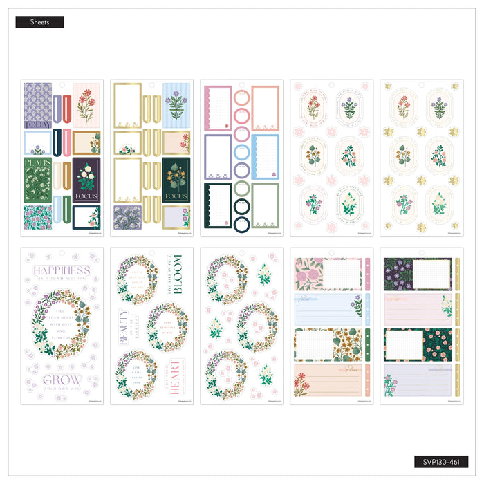 The Happy Planner CLASSIC Value Pack Stickers - Spring Tapestry - 30 Sheets
