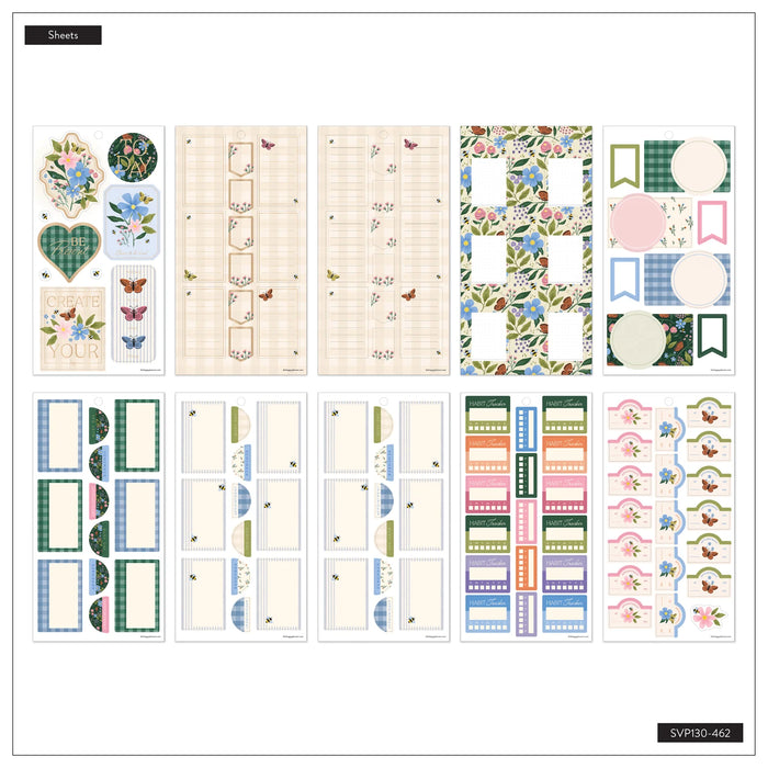 The Happy Planner CLASSIC Value Pack Stickers - Country Charm - 30 Sheets