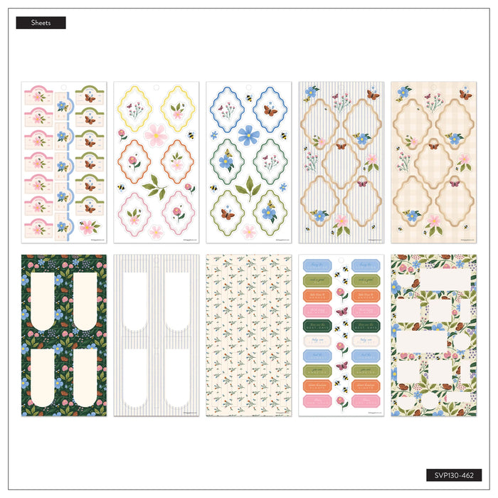 The Happy Planner CLASSIC Value Pack Stickers - Country Charm - 30 Sheets