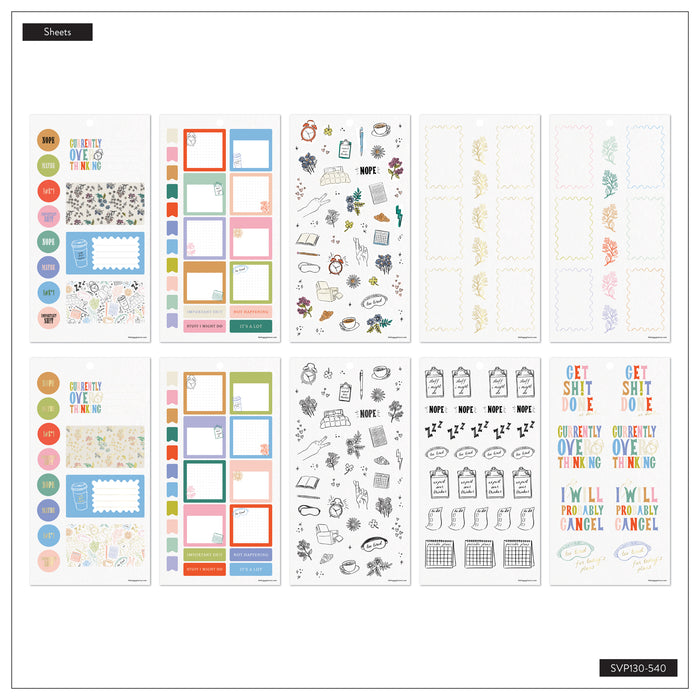The Happy Planner Value Pack Stickers - Pajama Plans - 30 Sheets