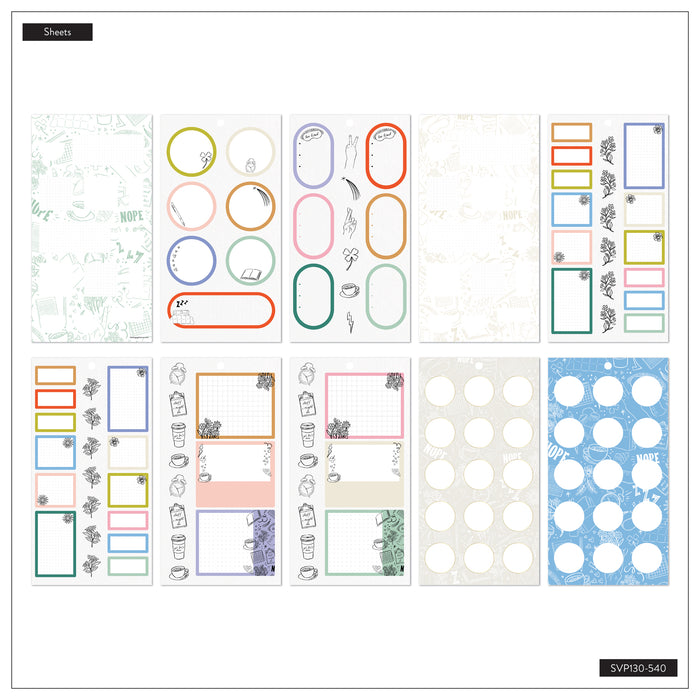 The Happy Planner Value Pack Stickers - Pajama Plans - 30 Sheets