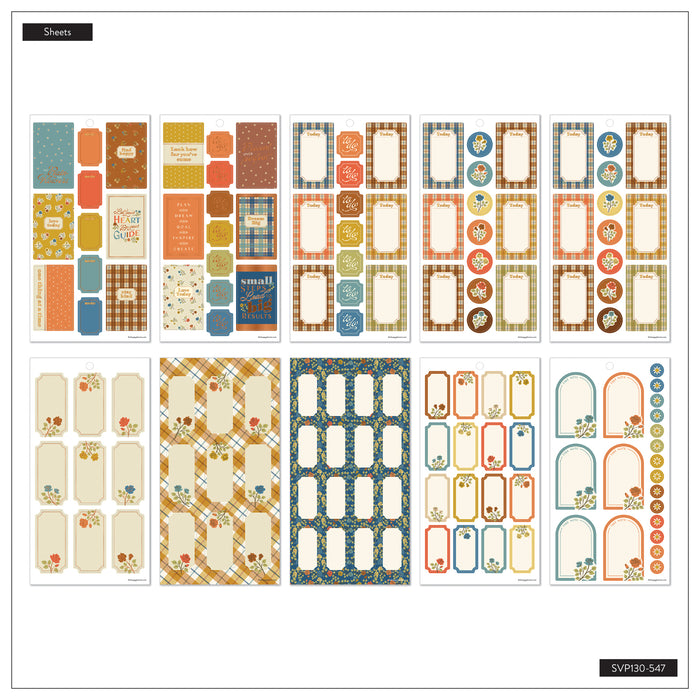 The Happy Planner Value Pack Stickers - Fall Picnic - 30 Sheets