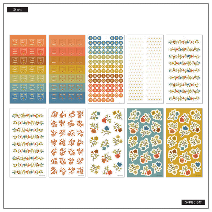 The Happy Planner Value Pack Stickers - Fall Picnic - 30 Sheets