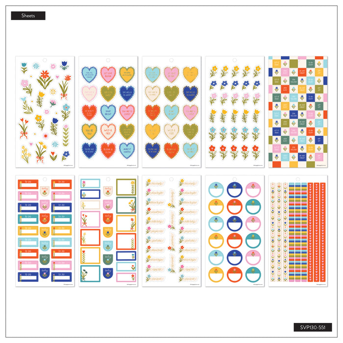 The Happy Planner Value Pack Stickers - Little Garden - 30 Sheets