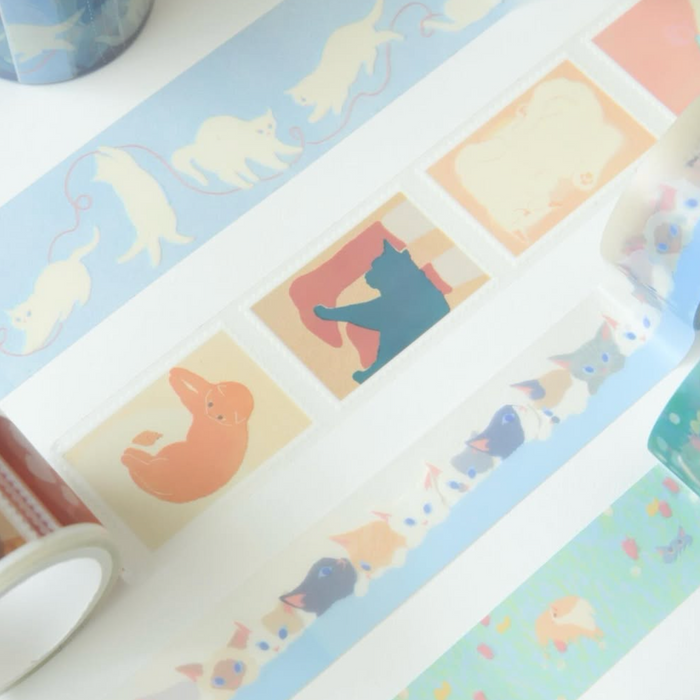 Mula Clear Tape 20mm - Kitten Blue
