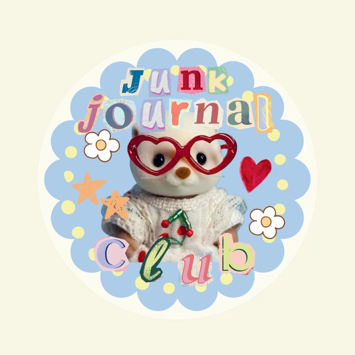 Junk Journal Club Vinyl Sticker