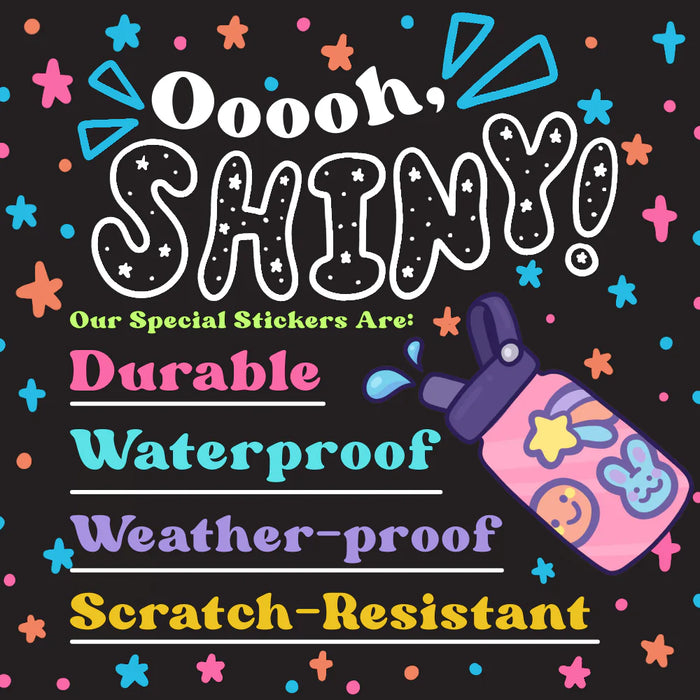 Dark Romance Reader Glitter Vinyl Sticker