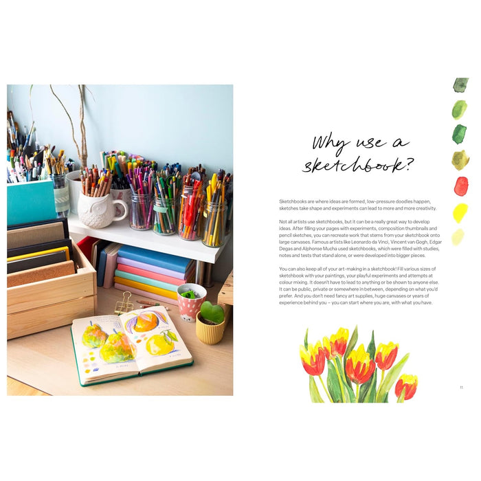 Sketchbook Joy - How to Embrace Your Creativity & Fill Your Sketchbooks with Colour