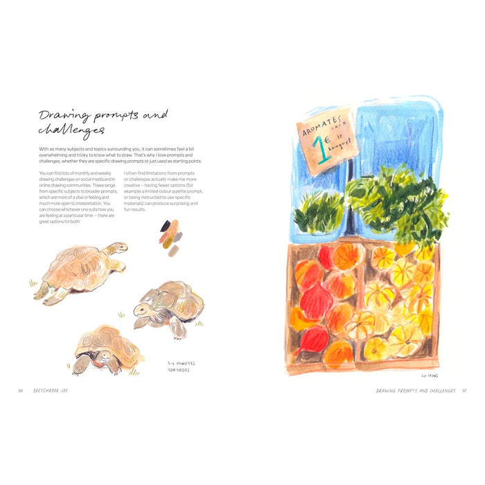 Sketchbook Joy - How to Embrace Your Creativity & Fill Your Sketchbooks with Colour