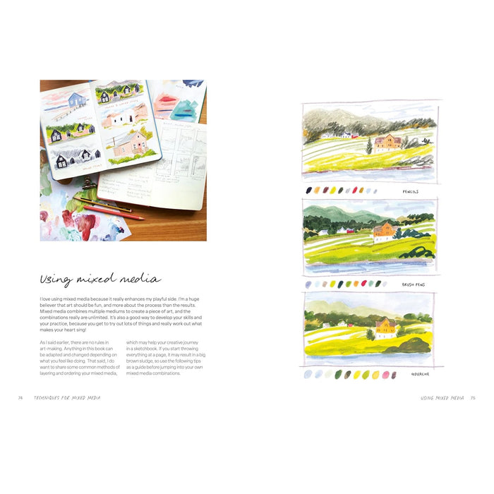 Sketchbook Joy - How to Embrace Your Creativity & Fill Your Sketchbooks with Colour