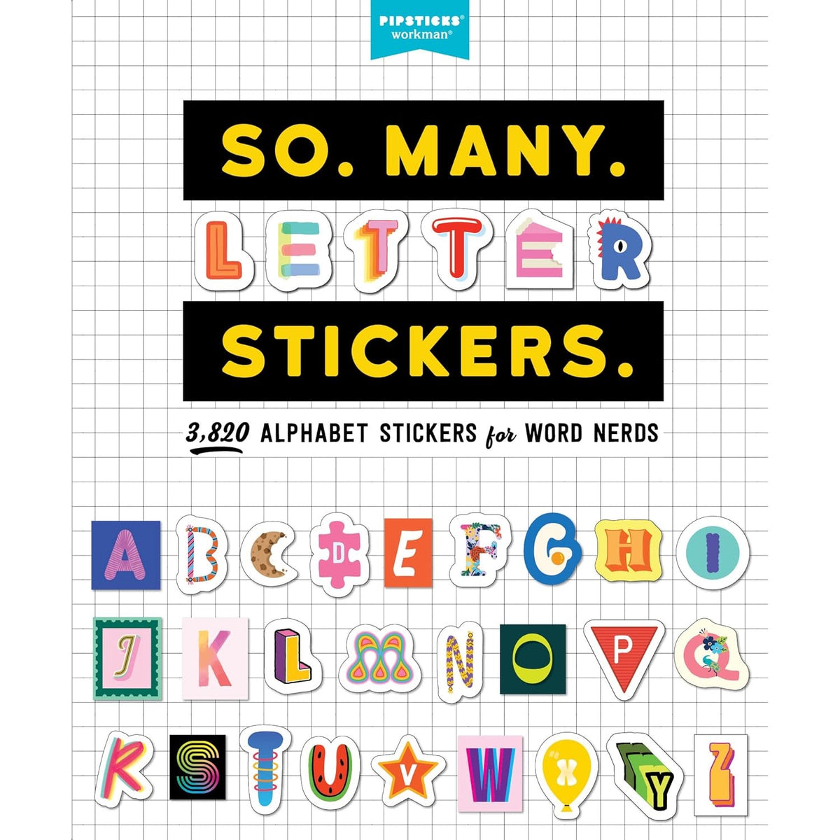 So. Many. Letter Stickers. 3820 Alphabet Stickers for Word Nerds ...