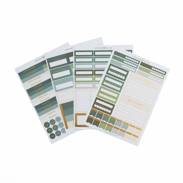 Soft Nature Planner Sticker Set