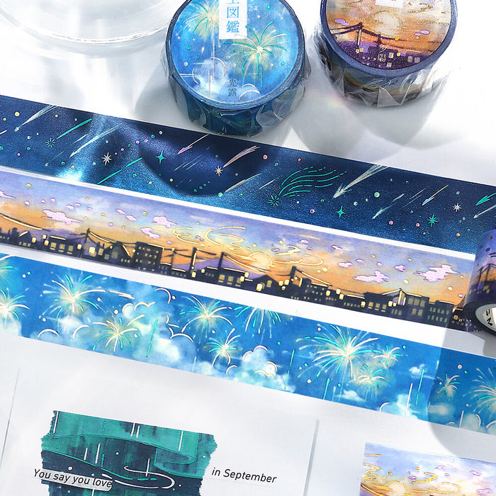 BGM 'Sky Picture Book' Foil Washi Tape - Meteor