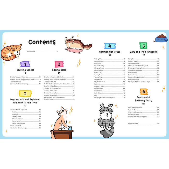 How to Draw Squishy Cats & Kittens - A Step By Step Guide to Drawing Totally Floofy Felines & Their Worlds