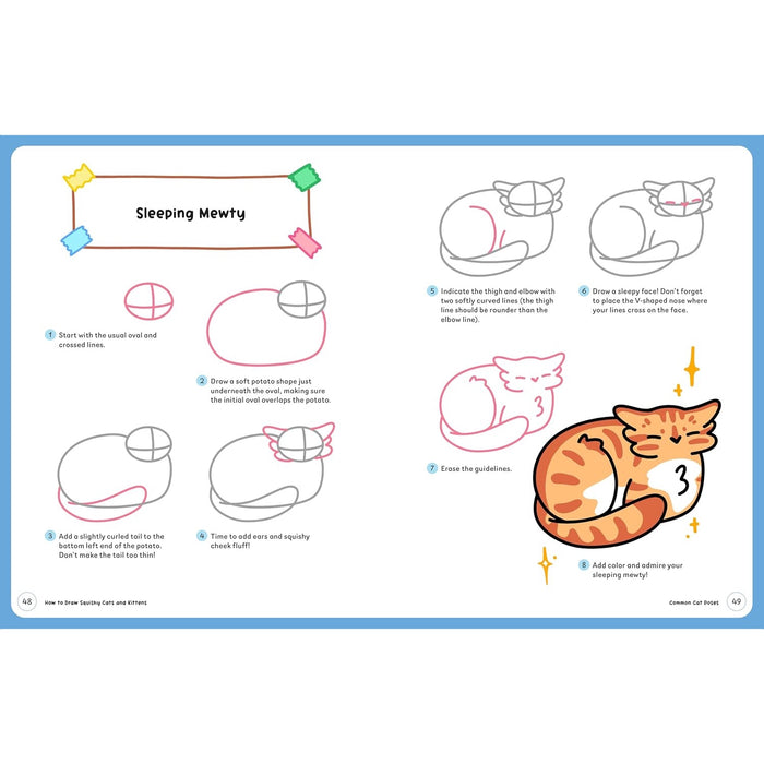 How to Draw Squishy Cats & Kittens - A Step By Step Guide to Drawing Totally Floofy Felines & Their Worlds