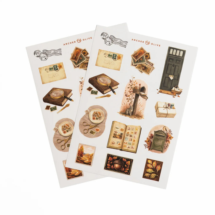Stamp Collector Sticker Set