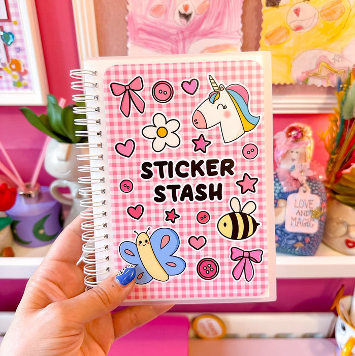 Sticker Stash Reusable Sticker Book