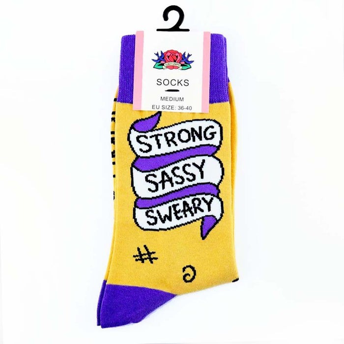 Strong Sassy Sweary Socks