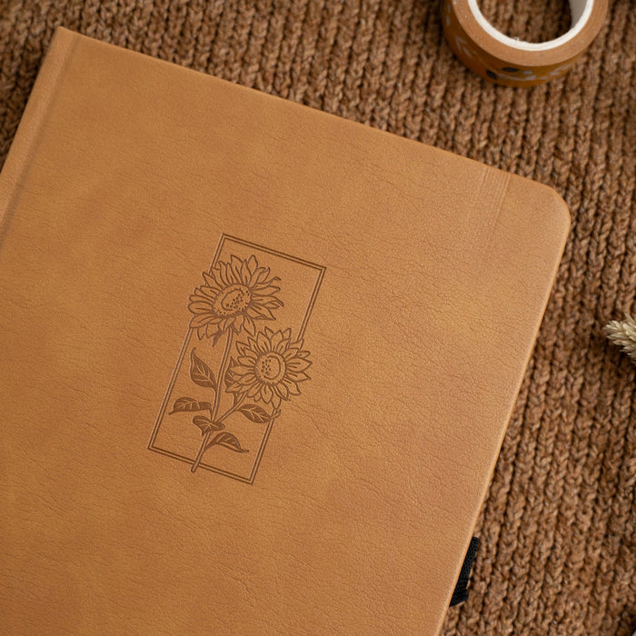 Sunflower A5 Dot Grid Notebook - 128 Pages