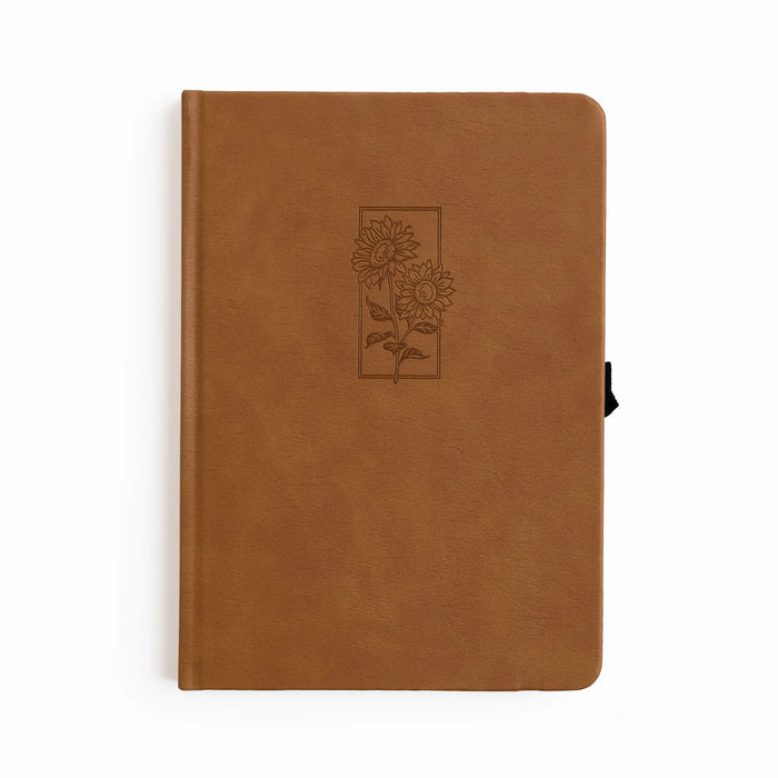 Sunflower A5 Dot Grid Notebook - 128 Pages