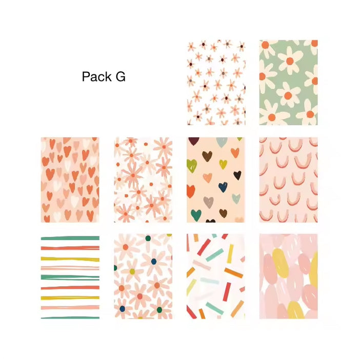 Mini Collage Paper Packs - Sweetness