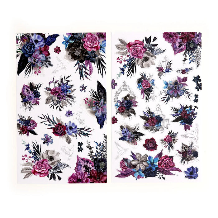 Twilight Blooms Sticker Journaling Kit