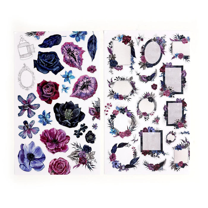 Twilight Blooms Sticker Journaling Kit