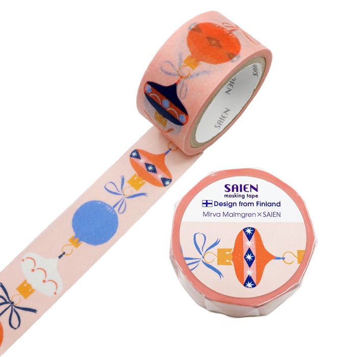 Saien x Mirva Malmgren Masking Tape - Ornaments