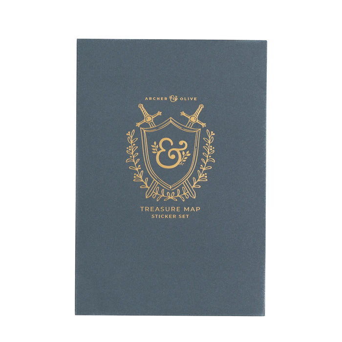 Treasure Map Sticker Set