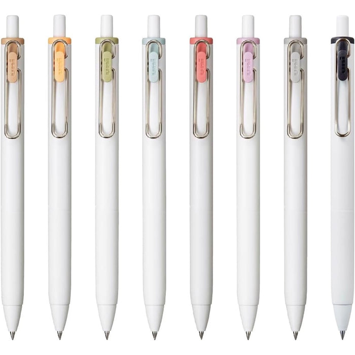 Uni-Ball One Gel Pens - Limited Edition 'Fika' 8 Colour Set - 0.38mm