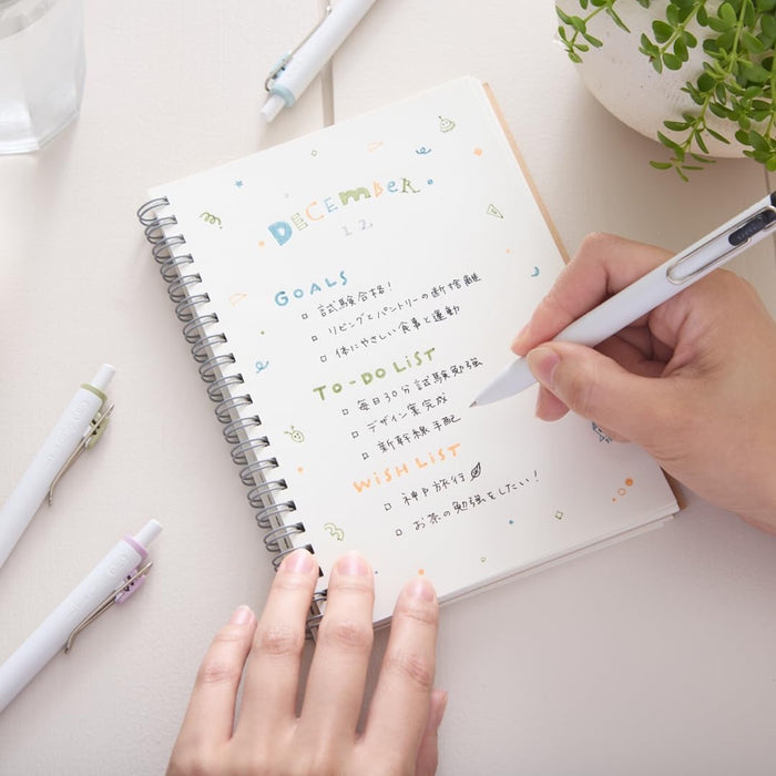 Uni-Ball One Gel Pens - Limited Edition 'Fika' 8 Colour Set - 0.38mm