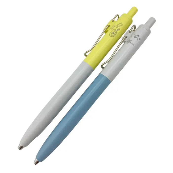 Uni-Ball One F Gel Pens - Limited Edition Ena Kakuta Collaboration Set - Blue