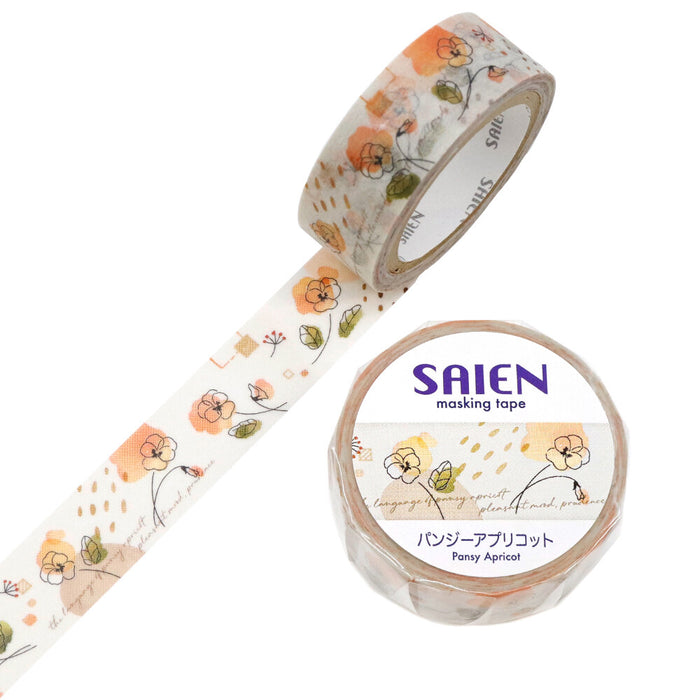 Japanese Masking Tape - Pansy Apricot