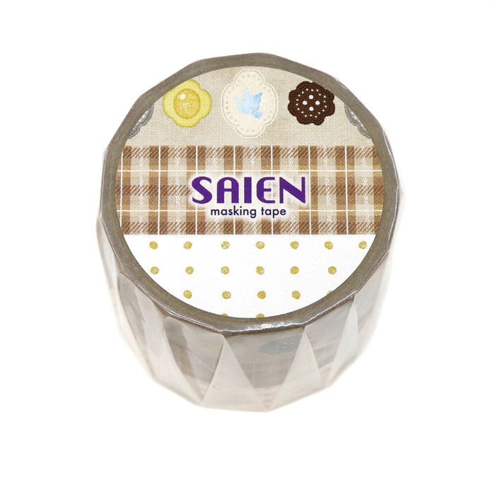 Japanese Masking Tape Set - Antique Button