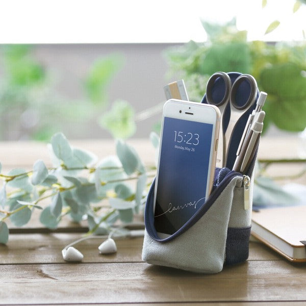 Sonic SMA•STA utlim Canvas Standing Pen Case - Gray