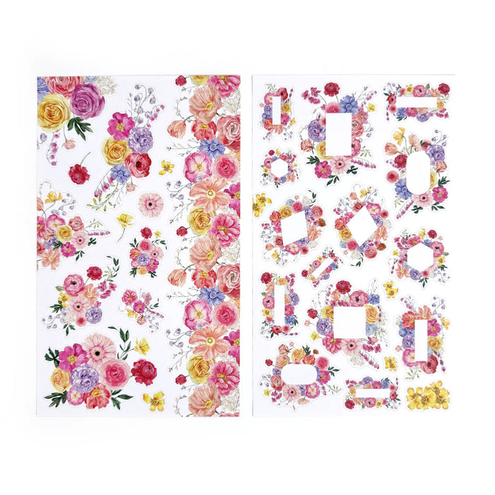 Vibrant Flourish Sticker Journaling Kit