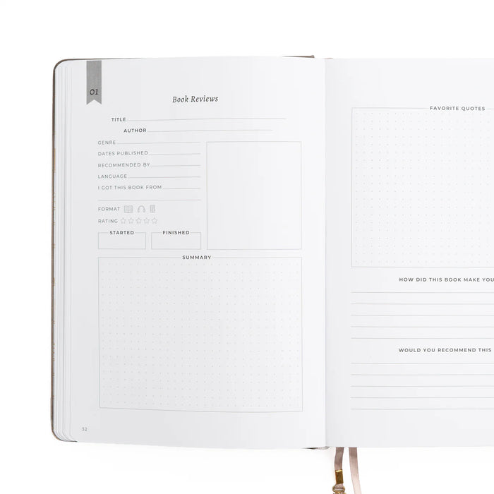 Vintage Library in Lilac Reading Journal [Pre-Order]