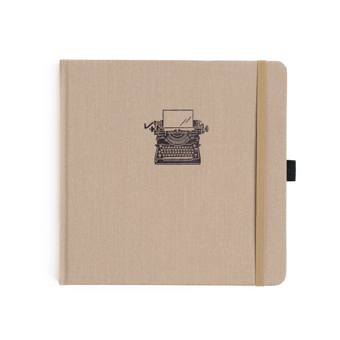 Vintage Typewriter Dot Grid Notebook