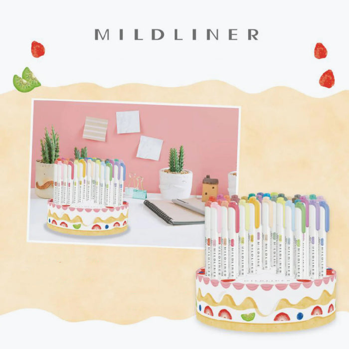 Zebra Mildliner Limited Edition 'Cake' Set - 40 Colours