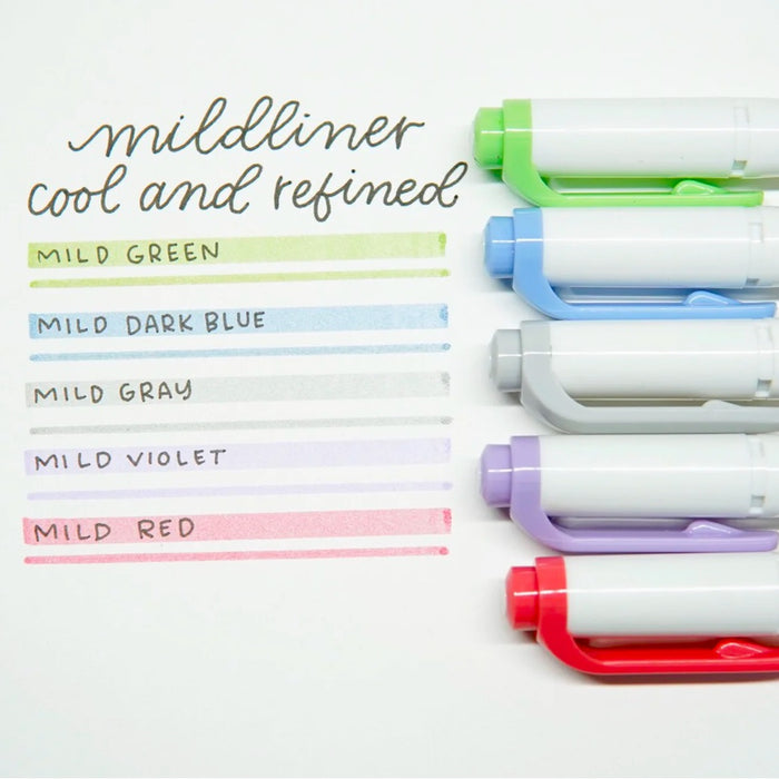 Zebra Mildliner Pack Cool Refined WashiGang Australia