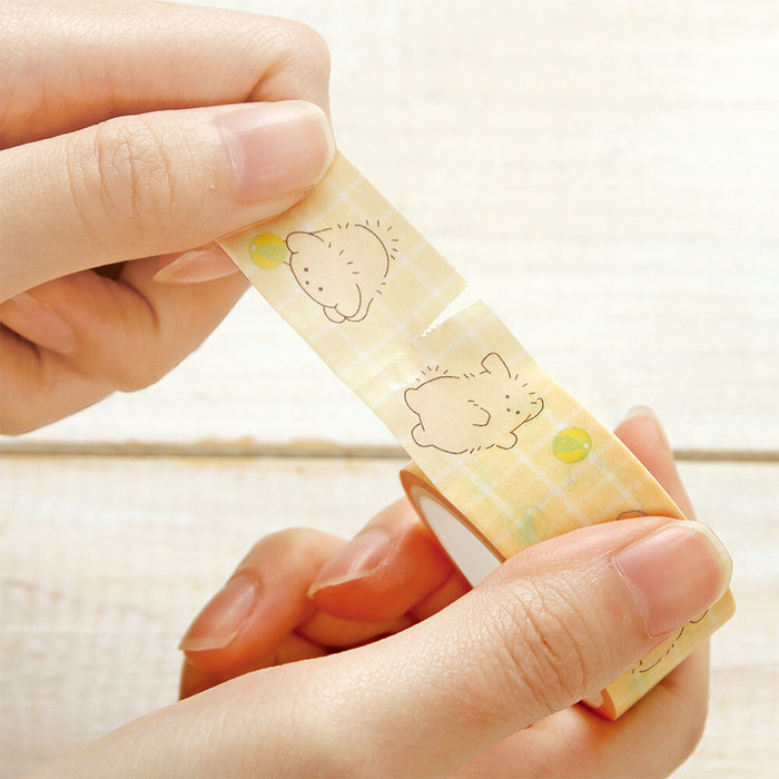 Marumaru Animal Perforated Washi Tape - Rabbit