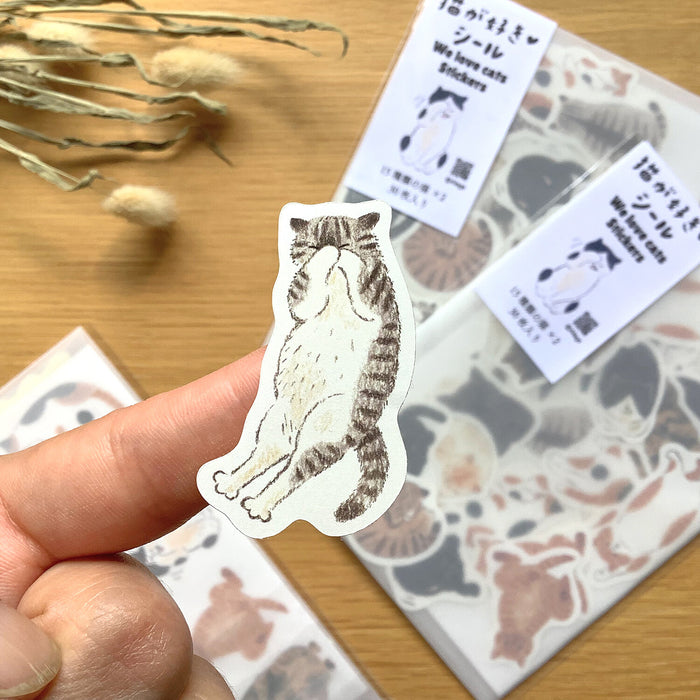 We Love Cats Stickers