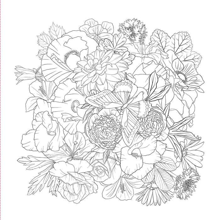 Wildflowers Artist's Colouring Book