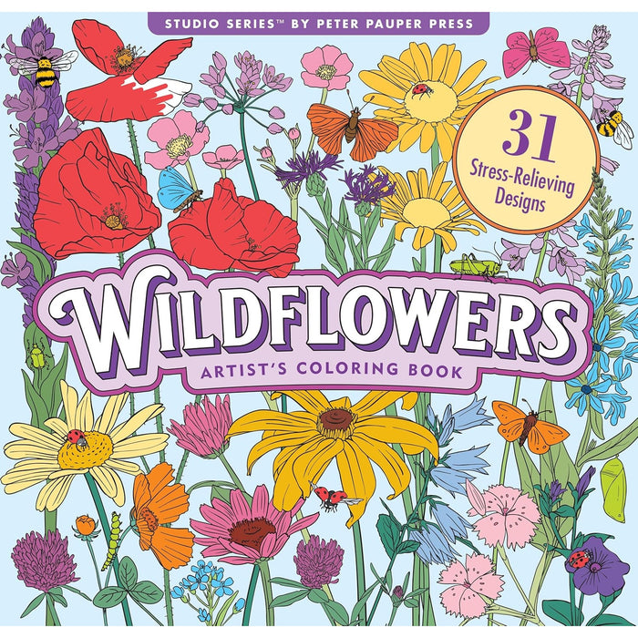 Wildflowers Artist's Colouring Book