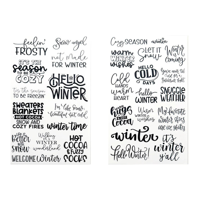 Winter Edit Deluxe Sticker Book